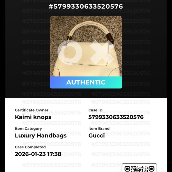 Vintage Gucci Cream Leather Top Handle Shoulder Bag | 90s–Early 2000s - Picture 9 of 16